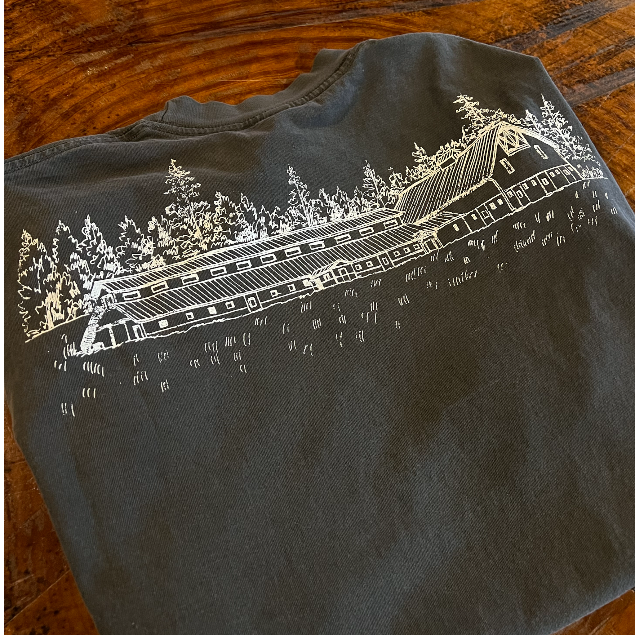 Legacy Distressed Barn Tee - Vintage Black