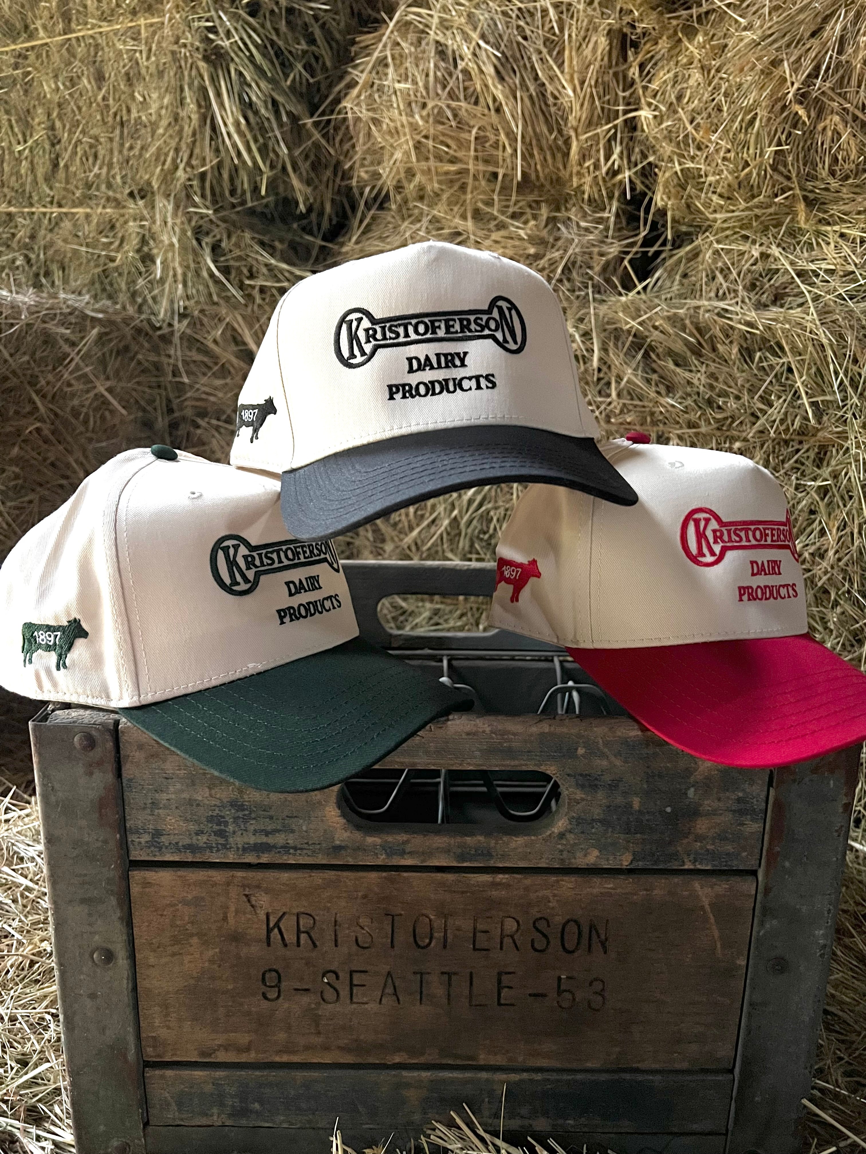 Dairy Products Hat - Black