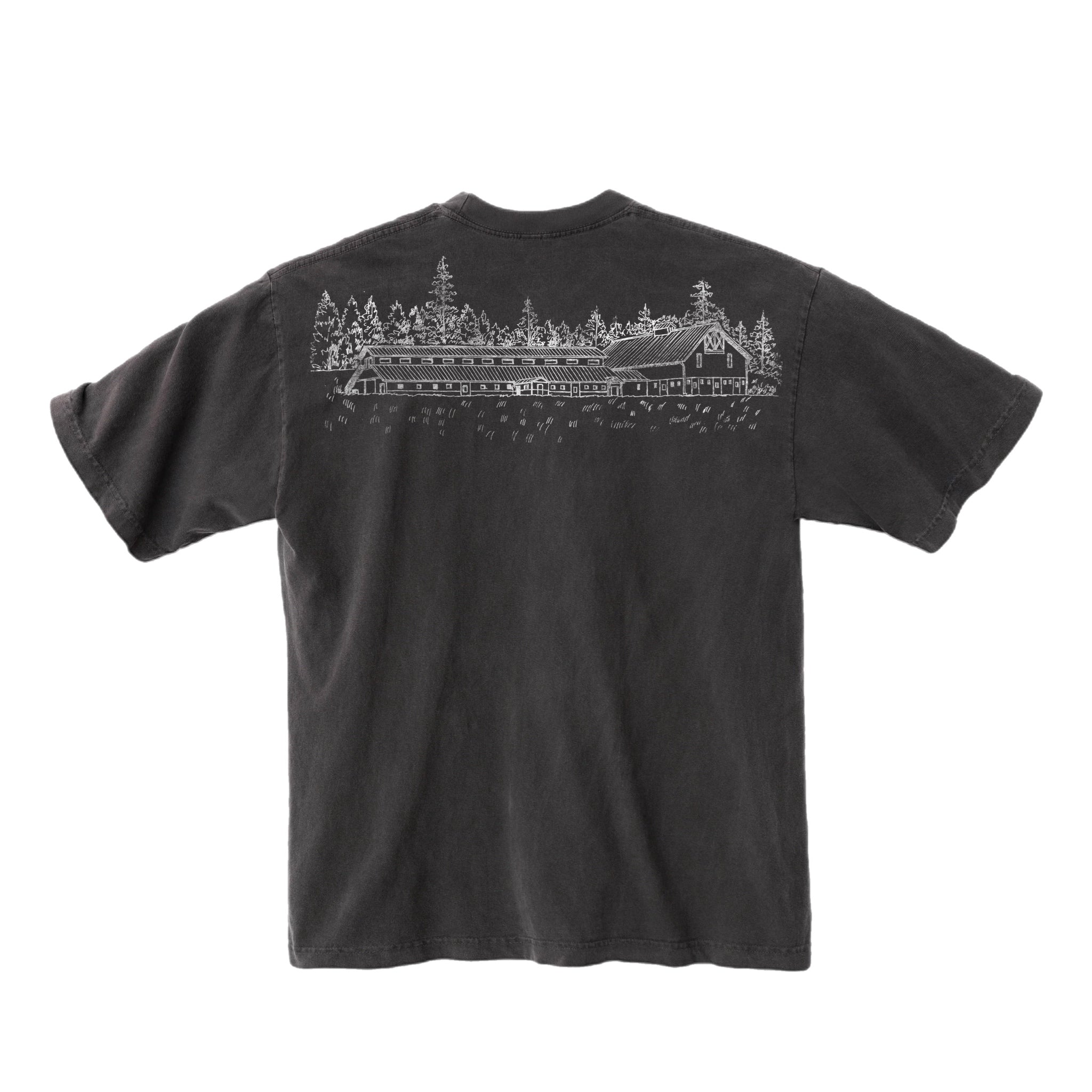 Legacy Distressed Barn Tee - Vintage Black