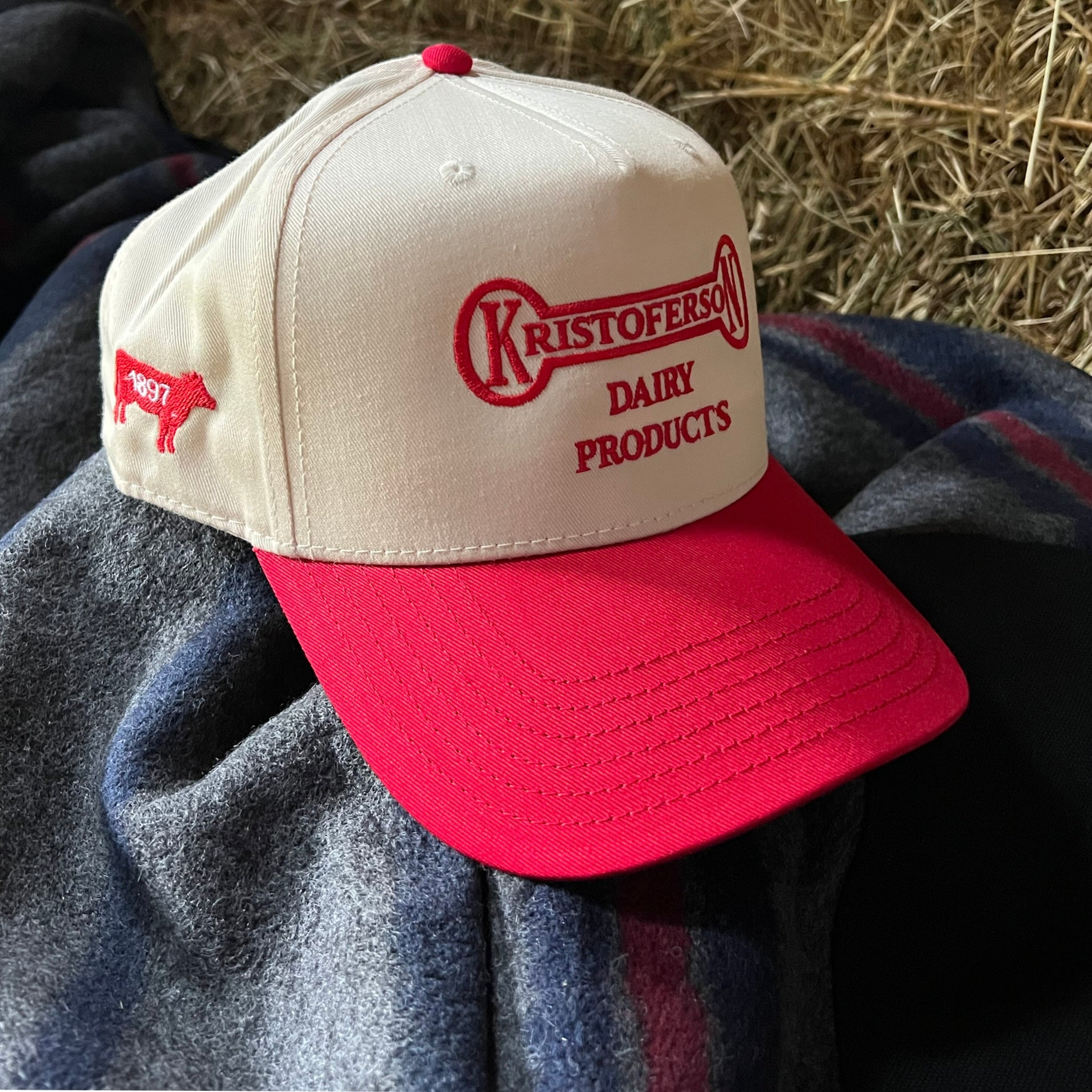 Dairy Products Hat - Red