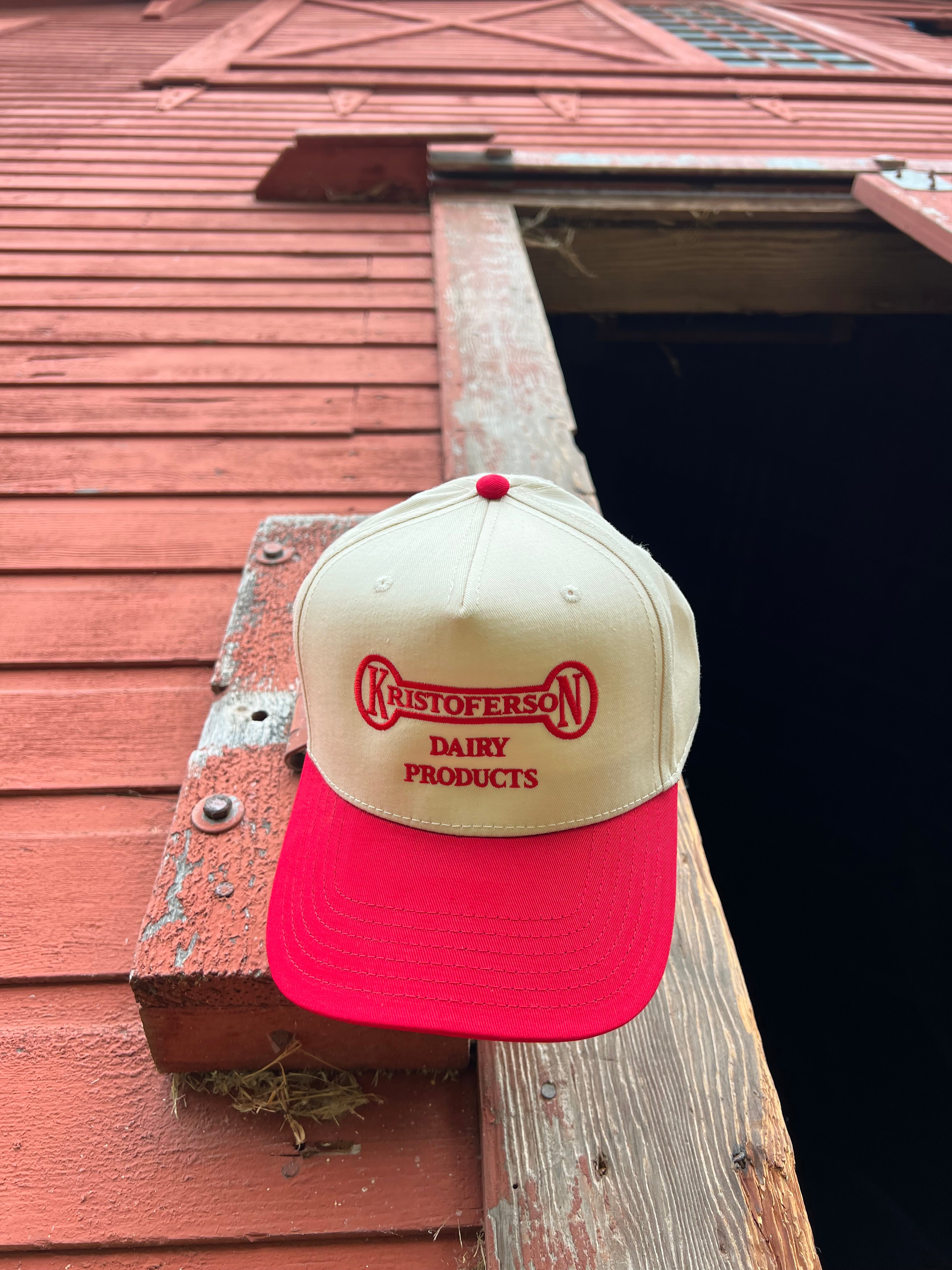 Dairy Products Hat - Red